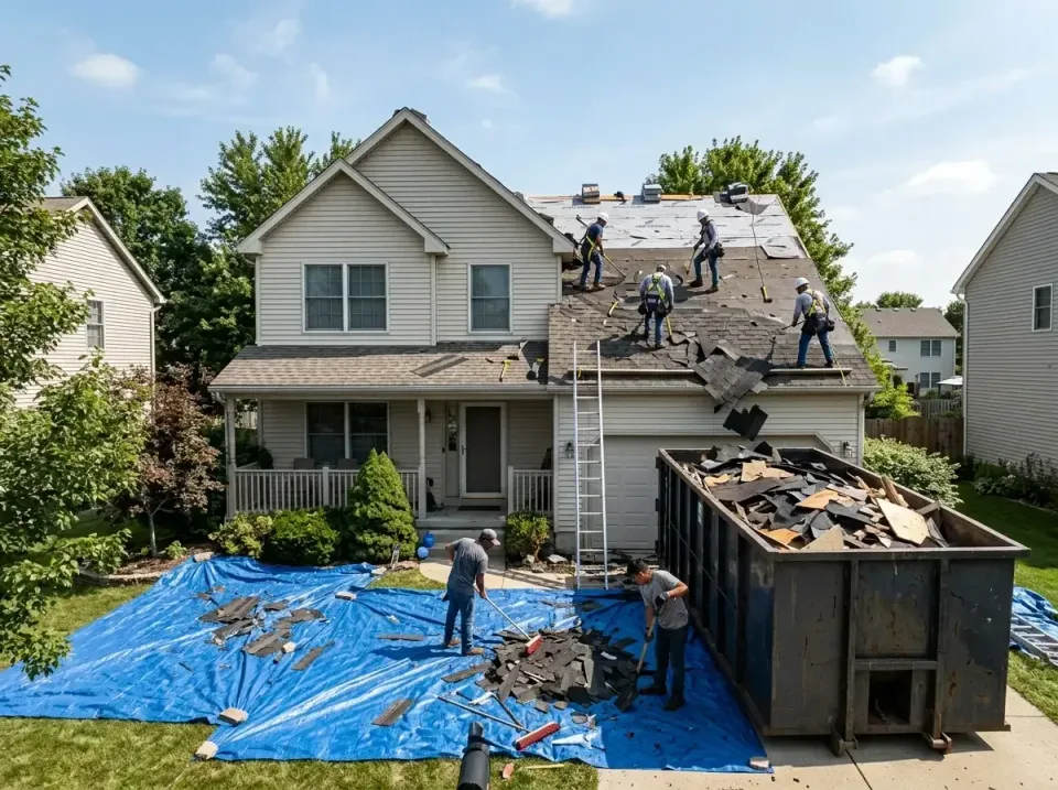 roof-replacement-debris-remova-004 — frequently asked questions, Cheapest Dumpster Rentals in Fort Pierce South, FL